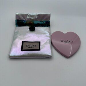 Gucci Heart Shaped Mirror Pink Novelty Item New in Original Packaging Great Gift